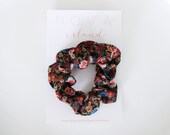 Vintage floral patterned scrunchie - AMBRE